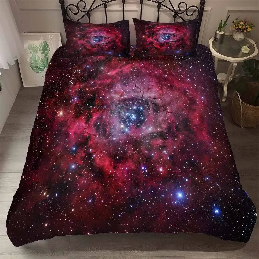 Housse de couette 200x200 dans une chambre décorée