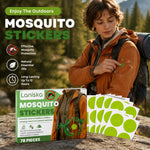 autocollants anti moustiques huile citronnelle stickers camping plage sécurité longue durée