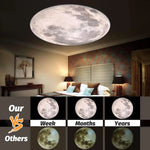 projecteur lune texture lunaire blanc beige gris moderne trépied interrupteur usb câble lumière nocturne