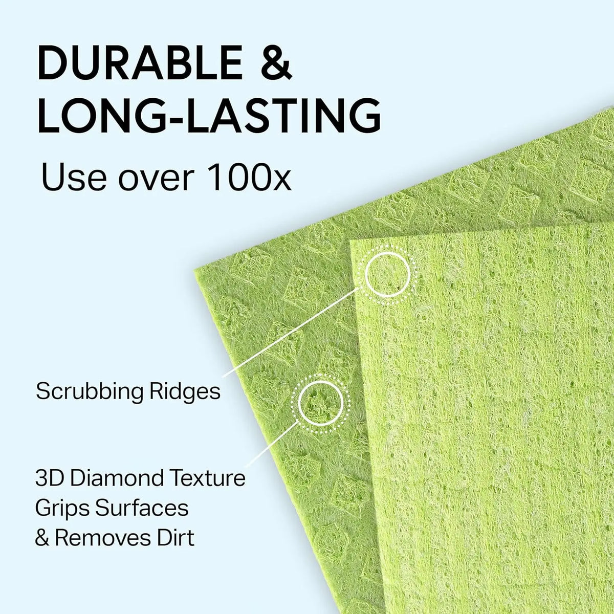 serviettes cuisine réutilisables 3d diamant bleu vert rose jaune ultra absorbantes modernes cuisine