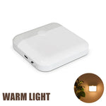 lampe nuit capteur mouvement rechargeable usb type blanc moderne aimantée flux lumineux faible certification