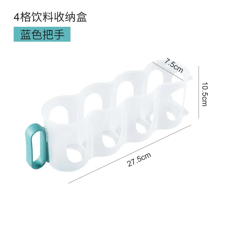 organisateur réfrigérateur transparent moderne canettes bouteilles clipser étagère stockage minimalisteporte boisson multifonctionnel