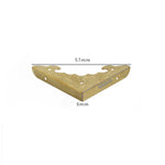 protections d'angle decoratives or bronze ornements floraux vintage fixations maison woodworking echangement