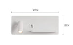 lampe murale moderne noire blanche interrupteur led chambre coucher salon entree