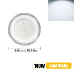éclairage industriel led ufo haute baie blanc moderne 50w 600w ac85265v