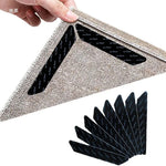 tapis antidérapants moderne pièces adhésifs beiges gris texture douce épais respectueux environnement