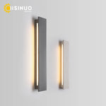 applique murale led moderne gris blanc calcaire étanche extérieure entrée jardin villa