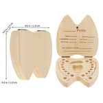boîte dents bois astronaute carte profil grille tailles bébé