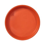 cache pot moderne rayures horizontales blanc orange noir durable intérieur extérieur jardin