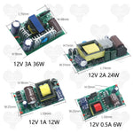 transformateur électrique led alimentation 12v 05a 1a 2a 3a 6w 12w 24w 36w circuits