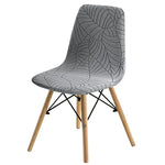 housse chaise extensible vert olive imprimé feuilles moderne siège salle manger banquet