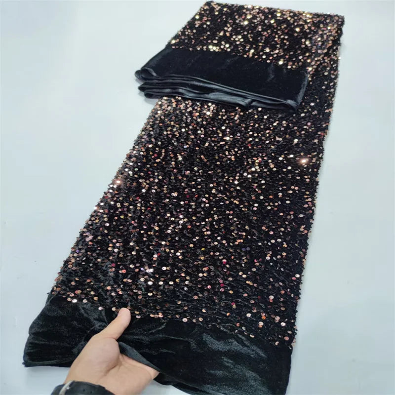 écharpe élégante dentelle velours rouge paillettes broderie trois dimensions mariage