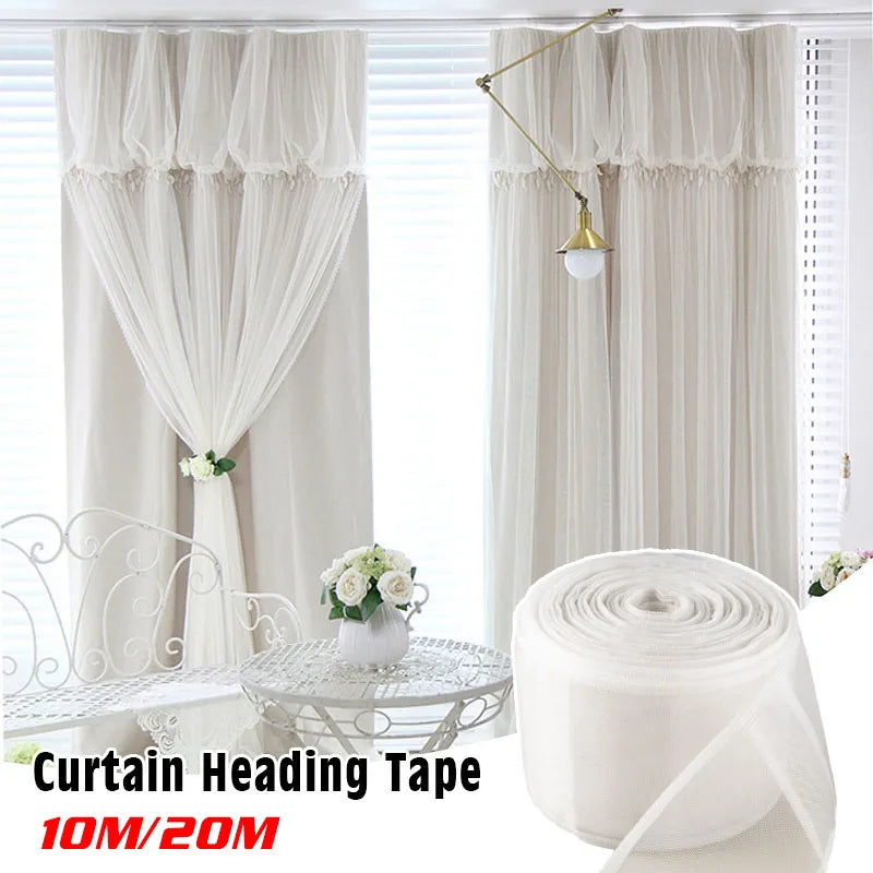 ruban fenêtre blanc maille fine opacité classique adhésif 10cm 10m 10cm 20m
