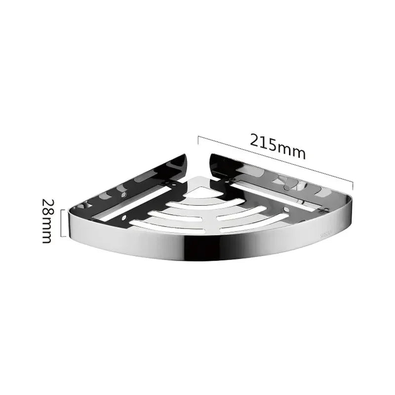 étagère salle bain moderne acier inoxydable argenté noir lisse brillante minimaliste