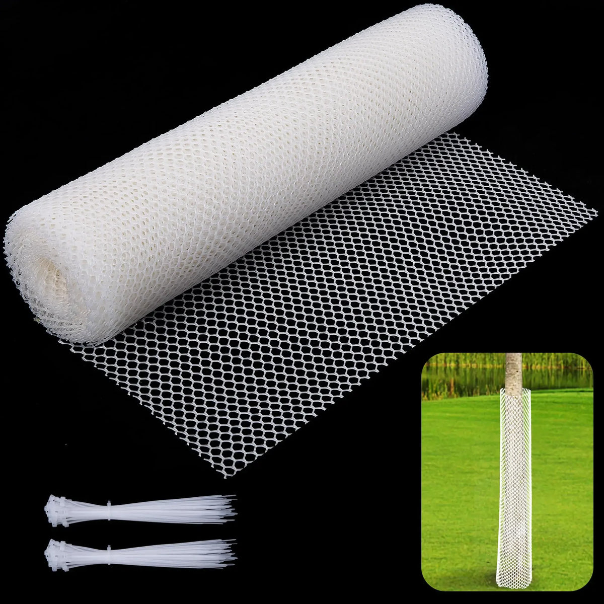 filet hexagonal pratique vert blanc noir clips protection jardin animal decoration 600cm 900cm