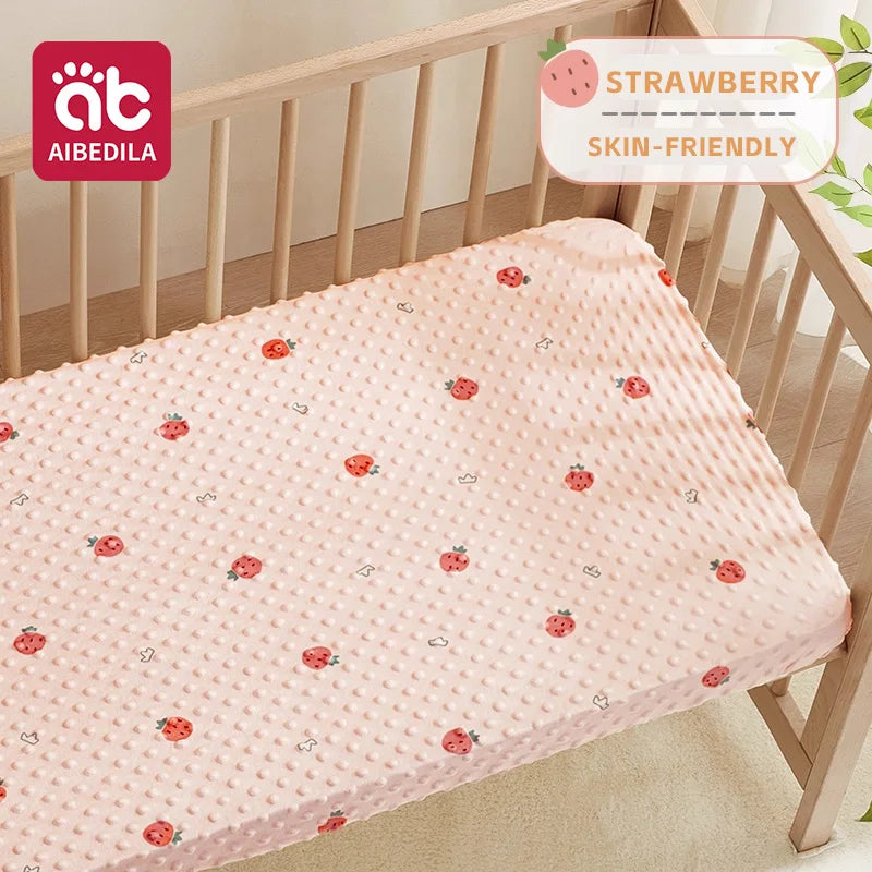 drap housse bébé léopard tigre motif animalier coton polyester doux blanc orange bleu clair