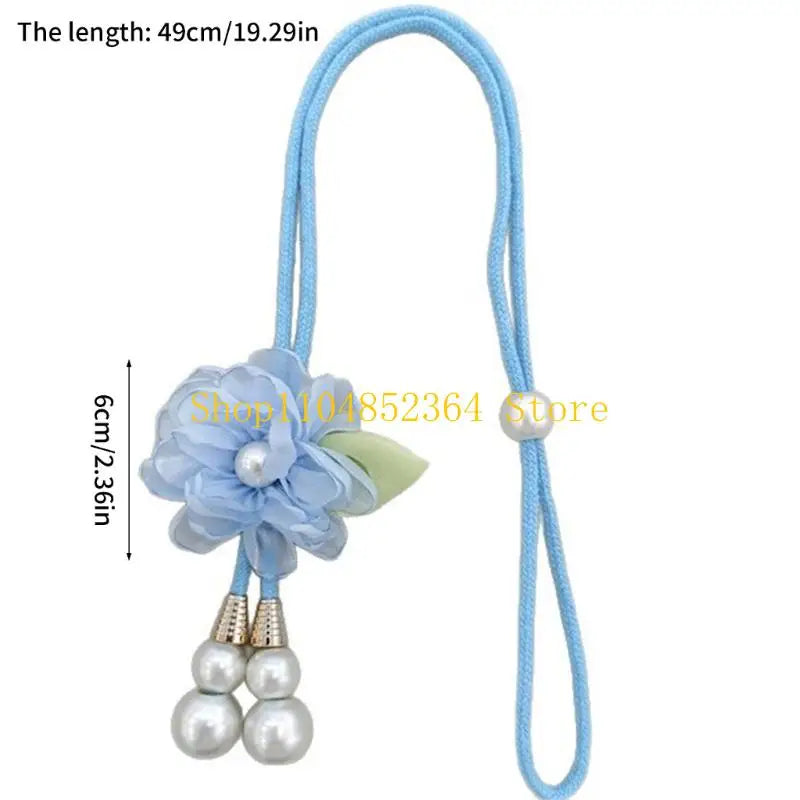 rubans fenêtre décoratifs élégants couleurs variées bleu rose beige