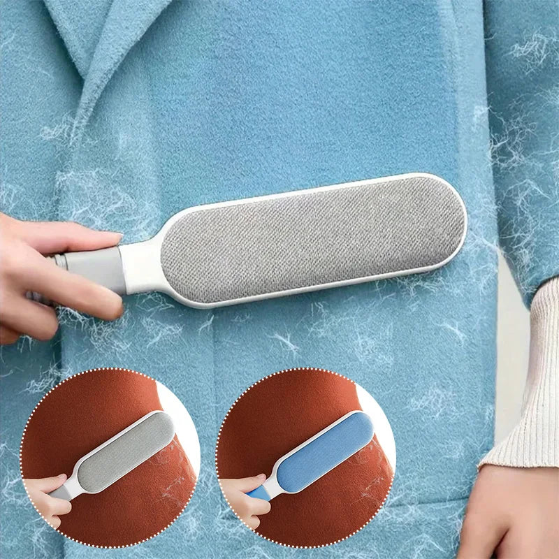brosse poils anti peluche brosses nettoyantes électrostatiques réutilisables tapis canapé gris blanc texturé moderne