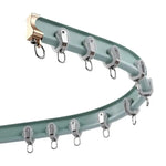 rouleau rideau blanc argenté moderne 10 pièces plastique métal rondelles anneau fixations quincailleries meuble