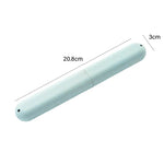 boîte rangement réutilisable moderne brosse dents rose bleu vert beige