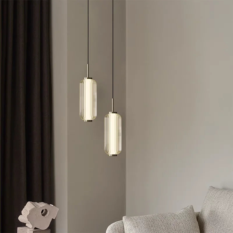 suspension moderne blanc motif géométrique fixation haute qualité flux lumineux salon chambre principal
