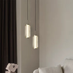suspension moderne blanc motif géométrique fixation haute qualité flux lumineux salon chambre principal
