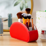 boîte rangement cuir rouge moderne télécommande cosmétiques respectueux environnement compartments 12litres 100g