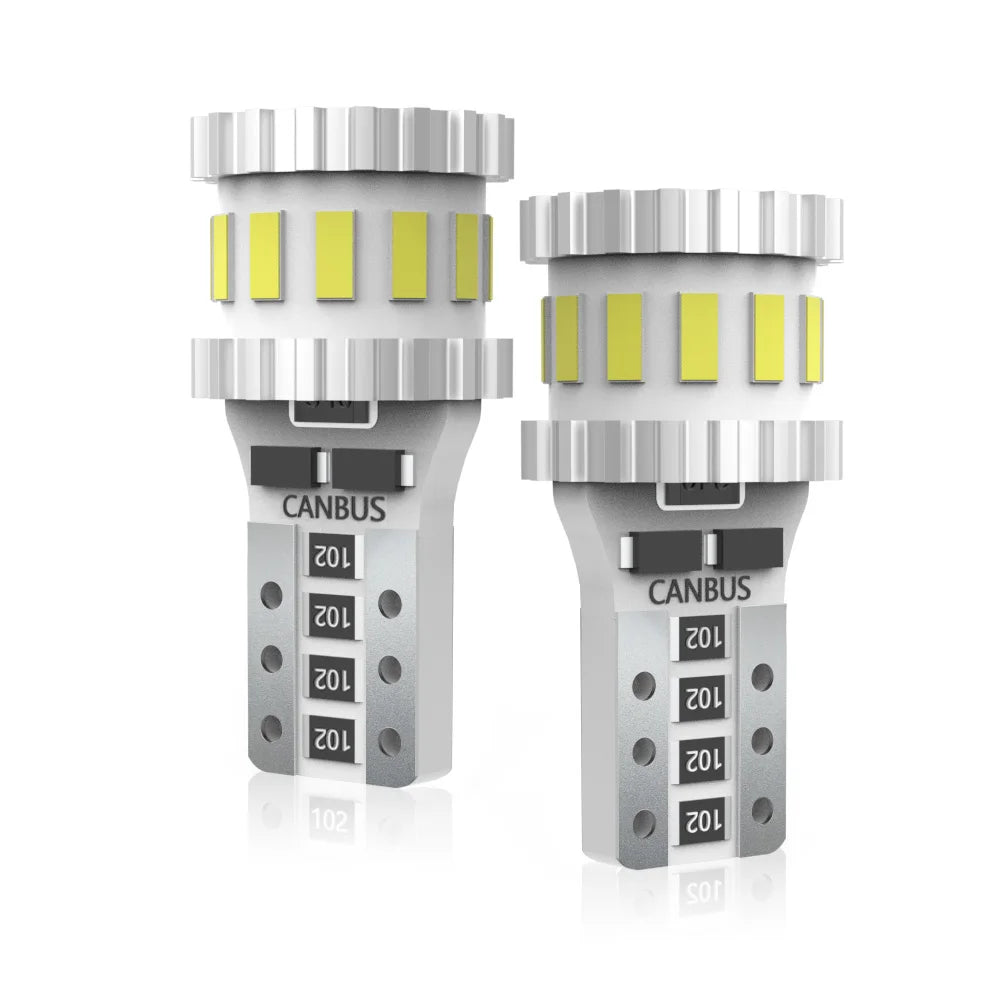 ampoules led t10 blanc modernes 6000k 12v plug play 5.5w haute luminosité sans erreur