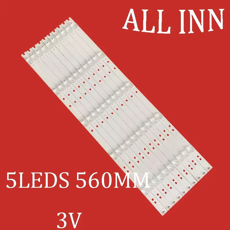 bande led 560mm 5vdiodes blanc translucide rondelles modernes non visible