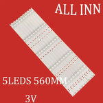 bande led 560mm 5vdiodes blanc translucide rondelles modernes non visible