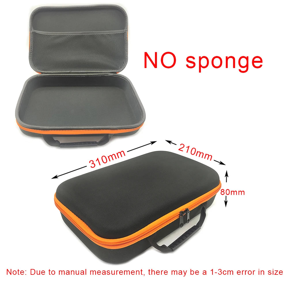 sac main noir texture mat pratique anti odeur zip poignée rangement outils