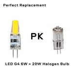 Ampoule LED G4 6W 249 lumens 2700K 6500K transparente jaune salon moderne