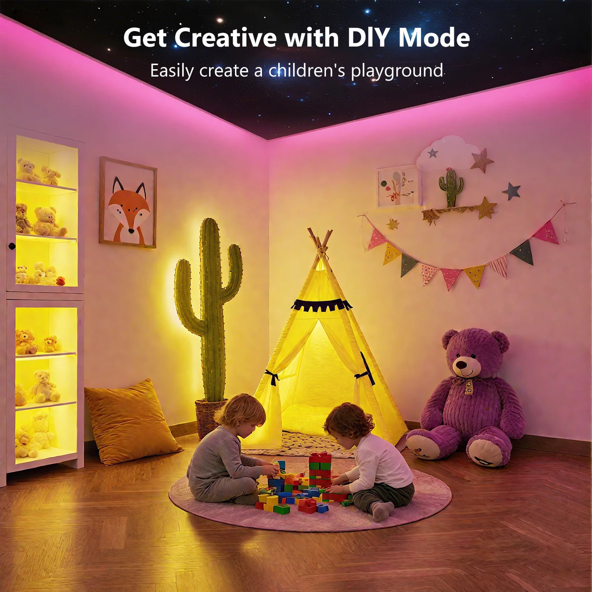 ruban led rgb cob flexible blanc adhésif éclairage linéaire décoration intérieur moderne linéaire