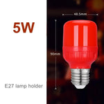 ampoule led rouge 10w 15w 30w 5w spot haute luminosité éclairage moderne e27