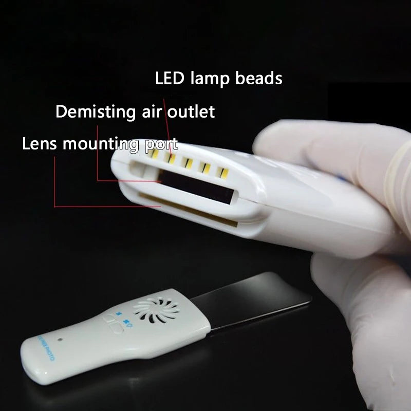 réflecteur anti buée blanc miroir photo acier inoxydable câble charge miroirs différents taille mâchoire