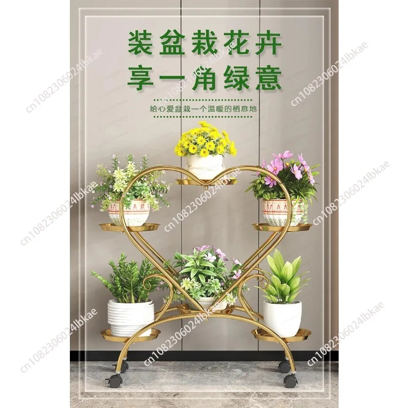 présentoir fleurs moderne blanc doré géométrique 102cm hauteur 65cm largeur