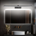 applique murale led moderne noire fixée 100cm 90260v 20 lumières chambre salon cuisine
