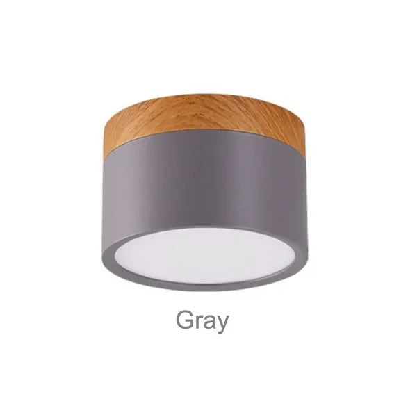 plafonnier led moderne rond bois blanc noir gris vert jaune rose nordique intérieur