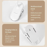 lampe clip rechargeable usb 3600mah blanc moderne tactile led variable étude chambre