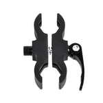 support pince double anneau noir serrage vis industriel utilitaire montée lampe poche fixe robuste