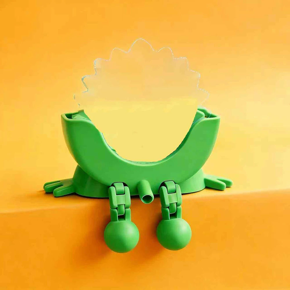porte savon souriant clips couleur bleue jaune orange vert rose rangement évier créatif animé