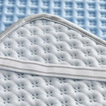 coussin lit bleu clair texture points moderne adhésif doux été maison
