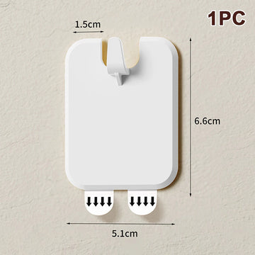 support mural adhésif blanc rond moderne affiche cadre photo auto fixant PVC đơn giản