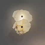 lampe murale moderne pierre naturelle blanc gris éclairage quotidien fixée mur