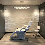 panneau decoratif 3d ondule moderne pvc blanc resistant adhésif salle bain chambre auto collage