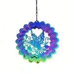 décoration maison coeur papillon spirale moderne rayures floraux violet bleu vert rose blanc
