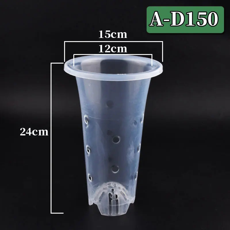 pots plante moderne perforés noir transparent profonds jardinintérieur 10pcs 5pcs