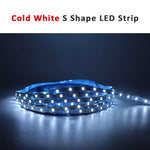 ruban led flexible adhésif blanc chaud froid 60 led moderne éclairage décorationintérieur salon