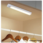 lampe led rechargeable sans fil capteur mouvement veilleuse portable 10 20 30 50cm blanc