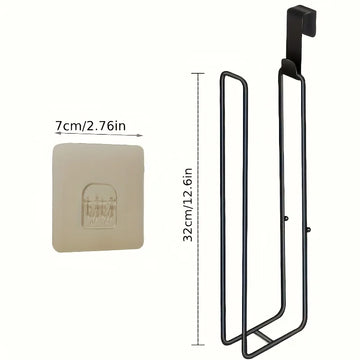support papier toilette moderne or noir adhésif salle bain papier toilette inclus.organique